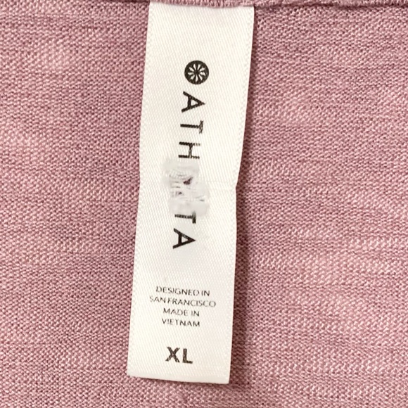 Athleta Long Sleeve V Neck Tee - Light Purple - XL - 16/18 - Picture 4 of 7